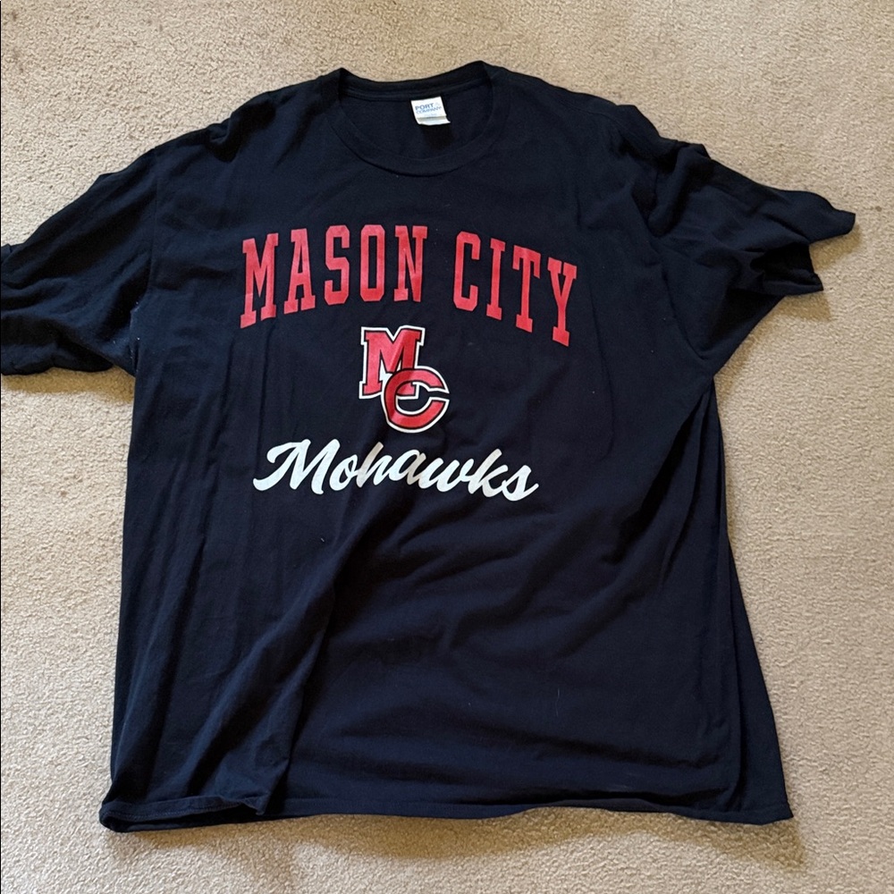 Mason City Mohawks Black Graphic Tee